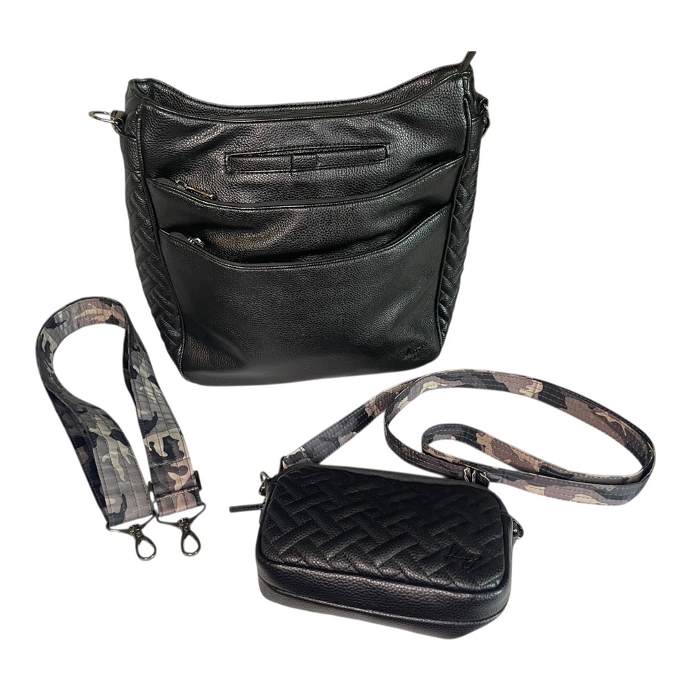 Lug Cable Car Classic RIFD Purse Matching Belt Bag Crossbody Shoulder Strap Camo